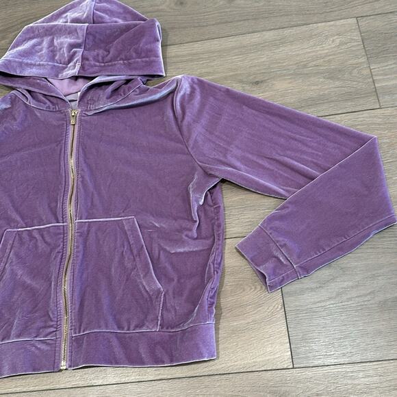 FABLETICS Bright Lilac Donna Velour Hoodie Full Zip Hood Active Jacket Size S - Picture 5 of 10